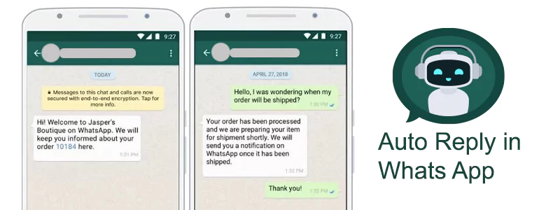 WhatsApp Chatbots for Automatic Reply
