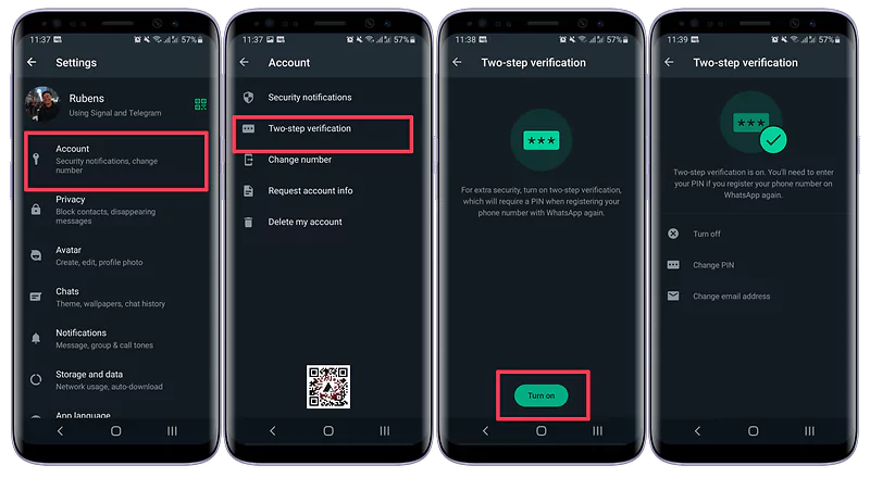 WhatsApp Two-Step Verification