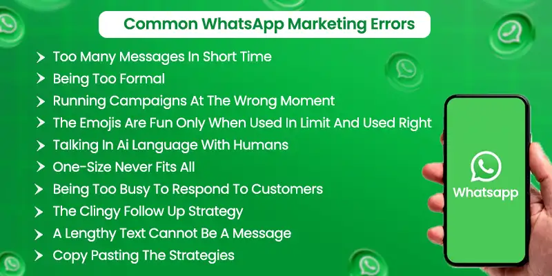 Top WhatsApp Marketing Mistakes